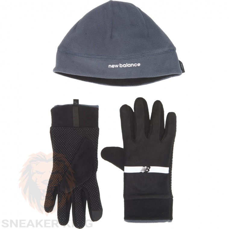 Набір шапка з рукавичками фліс New Balance hat and gloves set fleese NB2079